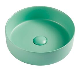 раковина накладная hans hs-3134mlg 35x35 см, светло-зеленая в Алматы фото № 1