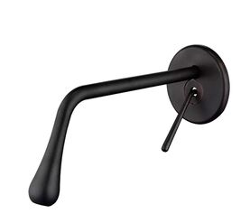 смеситель для раковины hans la21004mb встраиваемый, черный в Алматы фото № 1