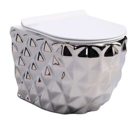 унитаз подвесной hans vg-5626/007, серебрянный в Алматы фото № 1