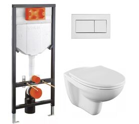 унитаз с инсталляцией 4в1 vitra norm fit 9773b099-7207 в Алматы фото № 1