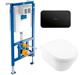 унитаз с инсталляцией 4в1 villeroy & boch architectura 4694hr01 92242700 922490an в Алматы фото № 1