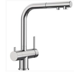 смеситель для кухни blanco fontas-s ii pvd 525199, нержавеющая сталь в Алматы фото № 1