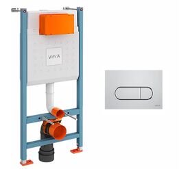 Инсталляция для унитаза 3в1 vitra v-fix core 800-1873 с клавишей 740-2280 в Алматы фото № 1
