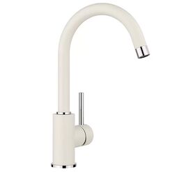 смеситель для кухни blanco mida 526966, мягкий белый в Алматы фото № 1