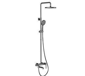 Душевая система hans h15.5305 оружейная сталь в Алматы фото № 1