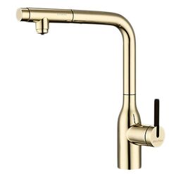 смеситель для кухни paulmark viper vi213105-g, золото в Алматы фото № 1