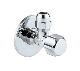 Вентиль угловой grohe 22017000, 1/2x3/8 для подключения смесителей, хром в Алматы фото № 1