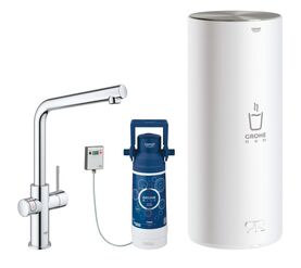 смеситель для кухни grohe red duo new 30325001 с функцией кипячения воды, хром в Алматы фото № 1