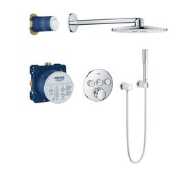 Встраиваемая душевая система grohe rainshower 310 smartactive grohtherm smartcontrol 34705000, хром в Алматы фото № 1