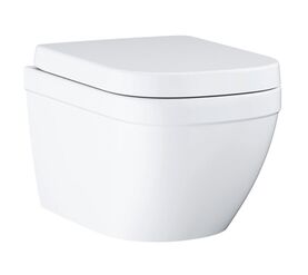 унитаз подвесной grohe euro ceramic 39554000 с сиденьем, альпин-белый в Алматы фото № 1