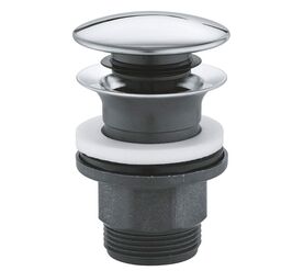 Донный клапан grohe 40824000 универсальный, нажимной, хром в Алматы фото № 1