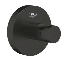 Крючок для банного халата grohe quickfix start 411732430, черный матовый в Алматы фото № 1
