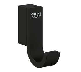 Крючок для банного халата grohe selection 41216kf0, черный матовый в Алматы фото № 1