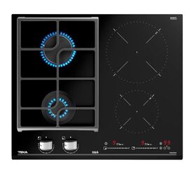 Варочная поверхность 2в1 teka hybrid jzc 64322 abn black в Алматы фото № 1