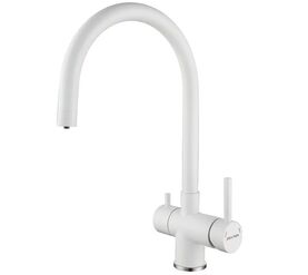 смеситель для кухни paulmark heller he213218-431, белый матовый в Алматы фото № 1