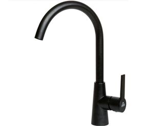 смеситель для кухни paulmark holstein ho212065-418, черный металлик в Алматы фото № 1