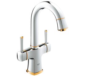 смеситель для раковины grohe grandera 21107ig0, хром/золото в Алматы фото № 1