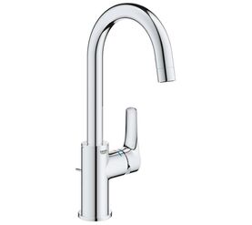 Высокий смеситель для раковины grohe eurosmart 23537003 с донным клапаном, хром в Алматы фото № 1