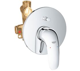 Cмеситель для ванны grohe eurostyle 23730003 со встраиваемым механизмом, хром в Алматы фото № 1