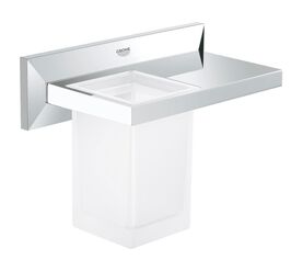 стакан с держателем и полочкой grohe allure brilliant 40503000 в Алматы фото № 1