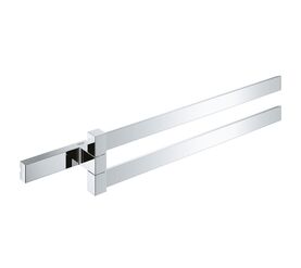 Двойной держатель полотенца grohe selection cube 40768000, хром в Алматы фото № 1