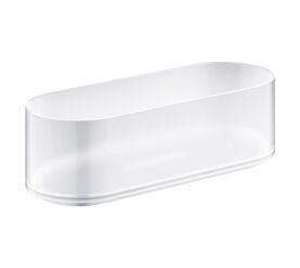 Полочка для душа grohe selection 41037000, без держателя, прозрачный белый в Алматы фото № 1