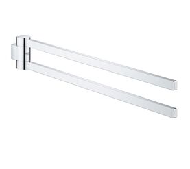 Двойной держатель для полотенца grohe selection 41063000, 400, поворотный, хром в Алматы фото № 1