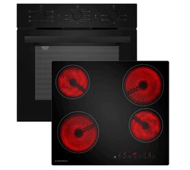 Комплект maunfeld basel (духовой шкаф aeof6060b2 + варочная панель avce594stbk) в Алматы фото № 1