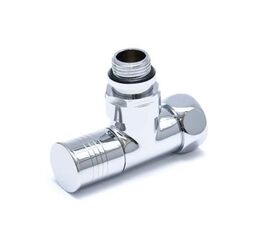 Вентиль запорный угловой bp-hp 3/4"х1/2", (компл. из 2-х шт), круглый, хром нф-00000187 в Алматы фото № 1