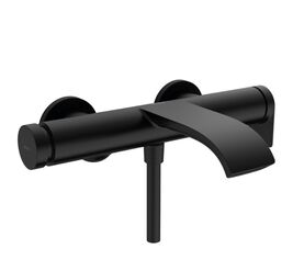 смеситель для ванны hansgrohe vivenis 75420670 черный матовый в Алматы фото № 1