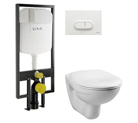 унитаз с инсталляцией 4в1 vitra normus 9773b003-7201 в Алматы фото № 1