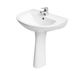 раковина с пьедесталом cersanit eko s-um-e50/1 50см в Алматы фото № 1