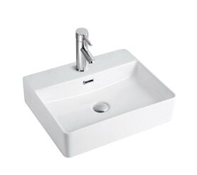 раковина накладная hans 9081 50x42 см в Алматы фото № 1