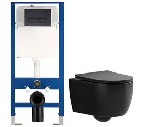 унитаз с инсталляцией 4в1 hans m5511b h5108-0203 в Алматы фото № 1