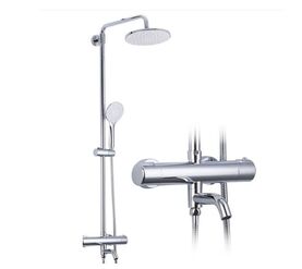 Душевая система hans h551.01 хром с термостатом в Алматы фото № 1