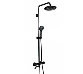 Душевая система hans h551.03 с термостатом черная в Алматы фото № 1