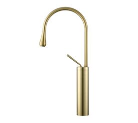 смеситель для раковины hans la21002g, золотой в Алматы фото № 1