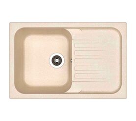 Кухонная мойка dr.gans 78x51см адель 780, латте смс, прямоугольная в Алматы фото № 1