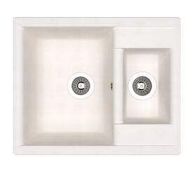 Кухонная мойка dr.gans астра 620к, белый смс в Алматы фото № 1