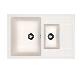 Кухонная мойка dr.gans астра 760 к, белый смс в Алматы фото № 1