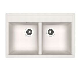 Кухонная мойка dr.gans астра 780 , белый смс в Алматы фото № 1