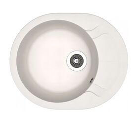 Кухонная мойка dr.gans берта 580, белый cmc в Алматы фото № 1