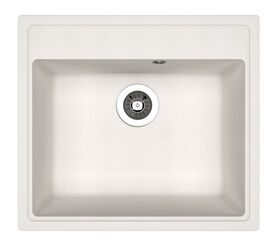 Кухонная мойка dr.gans ника 570, белый смс в Алматы фото № 1