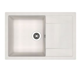 Кухонная мойка dr.gans техно 760, белый смс в Алматы фото № 1