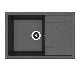 Кухонная мойка dr.gans техно 760, черный смс в Алматы фото № 1