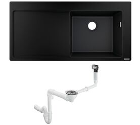 Кухонная мойка hansgrohe s514-f450 43314170  искусственный камень в Алматы фото № 1