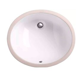 раковина встраиваемая снизу jacob delafon caxton 2209-0, 43см, белая в Алматы фото № 1