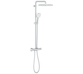 Душевая система с термостатом  grohe tempesta cosmopolitan 250 cube 26689001, хром в Алматы фото № 1
