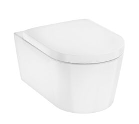 унитаз подвесной hansgrohe elupura s 60193450/60148450 с микролифтом, белый в Алматы фото № 1