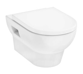 унитаз подвесной hansgrohe gladelake s 60112450, с микролифтом, белый в Алматы фото № 1